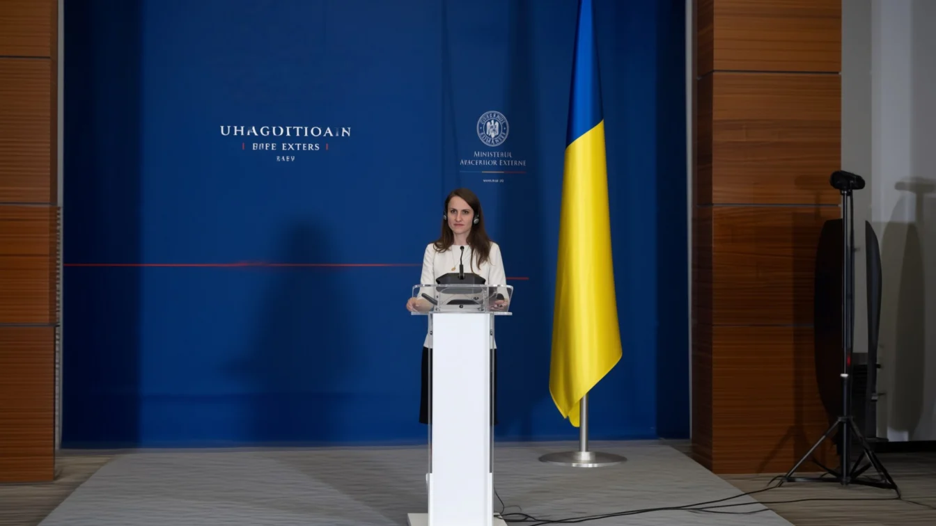 Oana Țoiu anunță discuții militare defensive cu 40 de țări în Strâmtoarea Ormuz