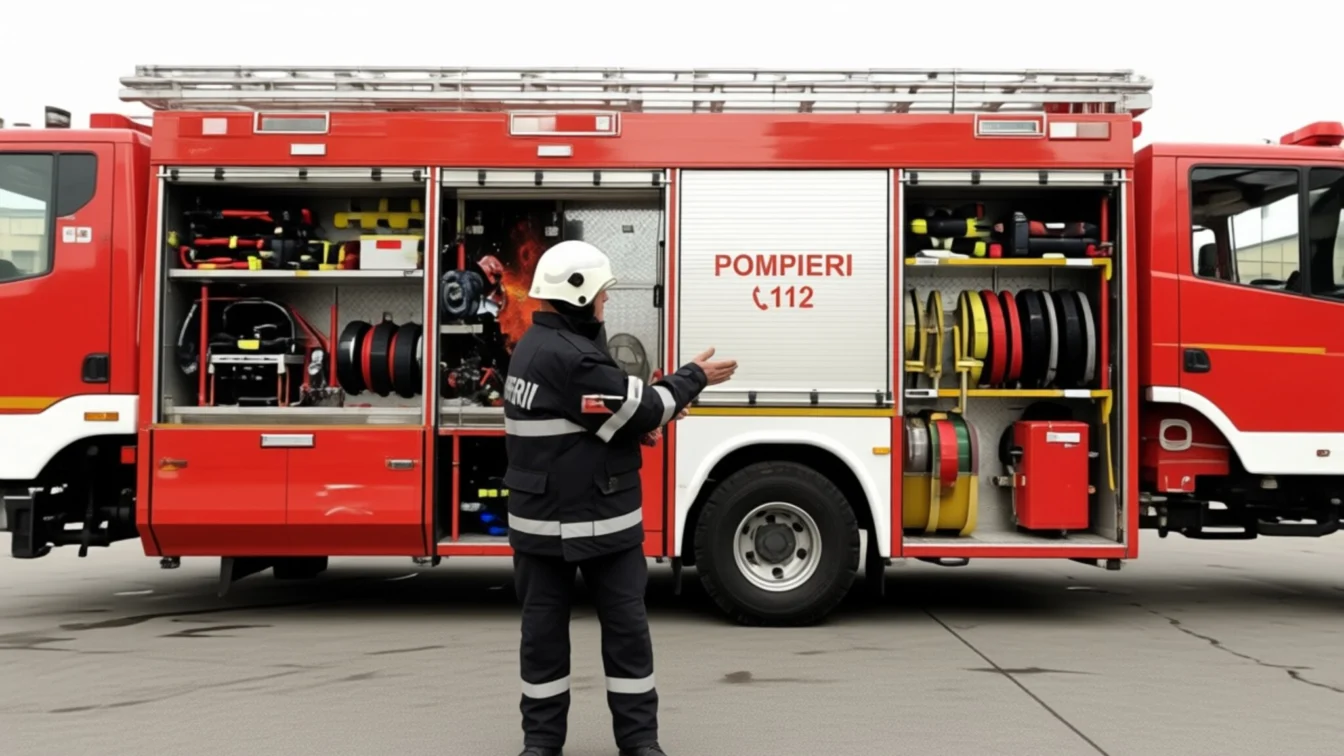 Trafic blocat pe DN5 la Jilava după ce un camion cu grâu a lovit parapetul