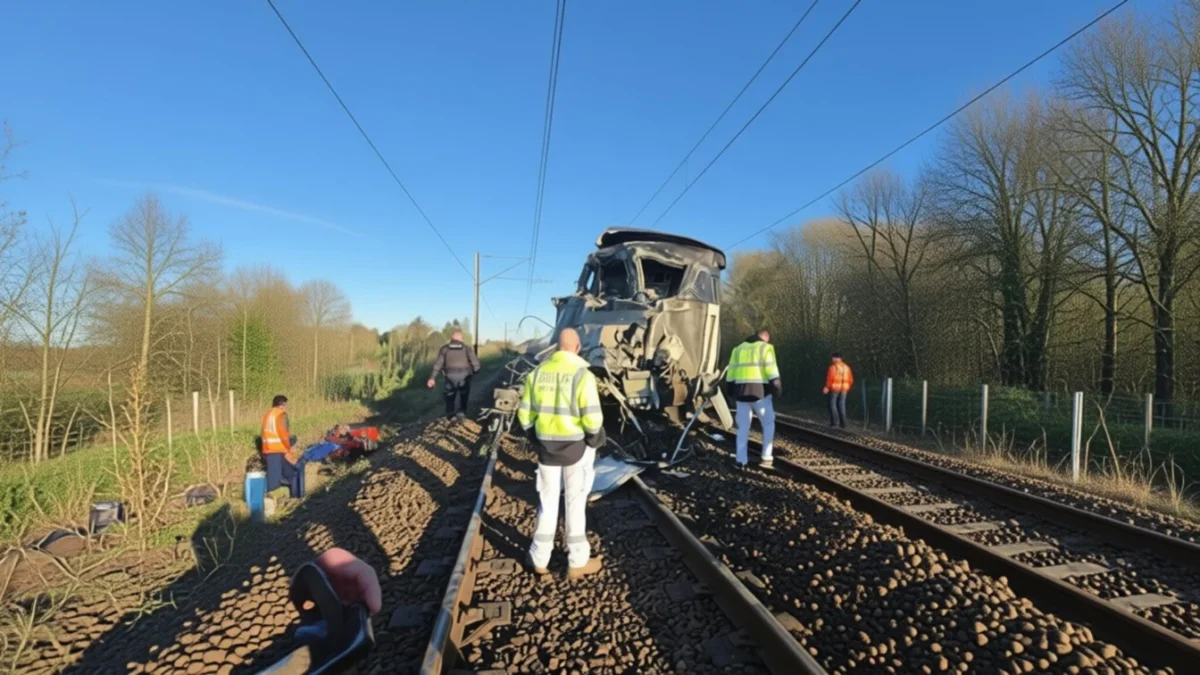 Un TGV a lovit un camion în Franța - un mort și 27 de răniți accident feroviar Franța