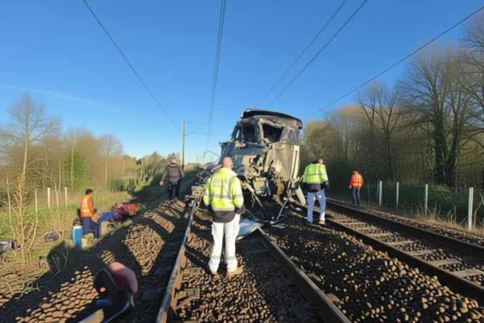 Un TGV a lovit un camion în Franța - un mort și 27 de răniți accident feroviar Franța