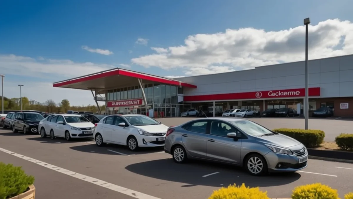 amenda parcare supermarket