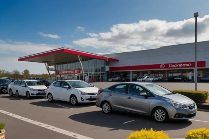 amenda parcare supermarket