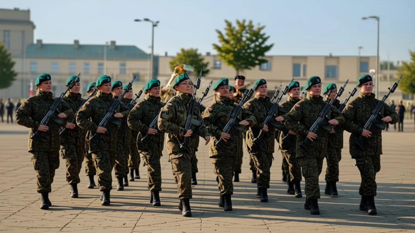 Polonia recrutează masiv femei în armată procentul ajunge la 17%