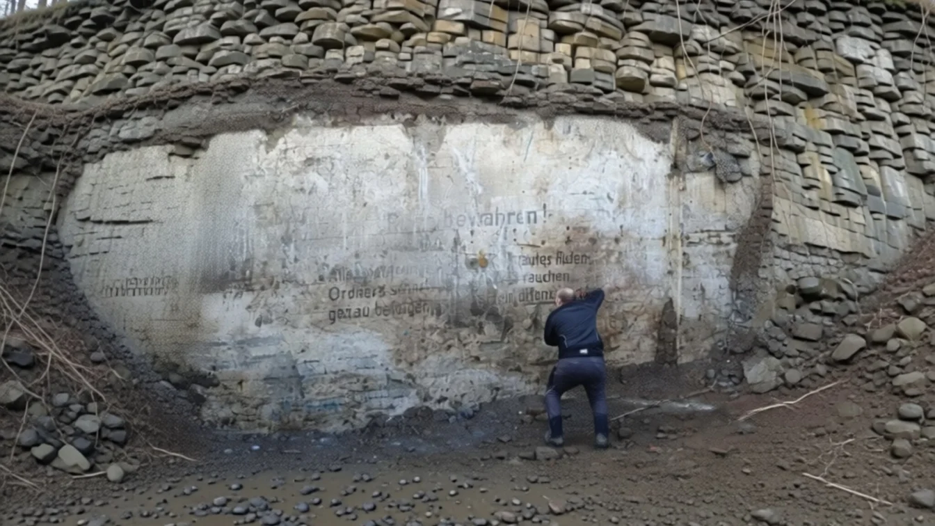 Un buncăr secret din Al Doilea Război Mondial descoperit sub o fabrică din Essen