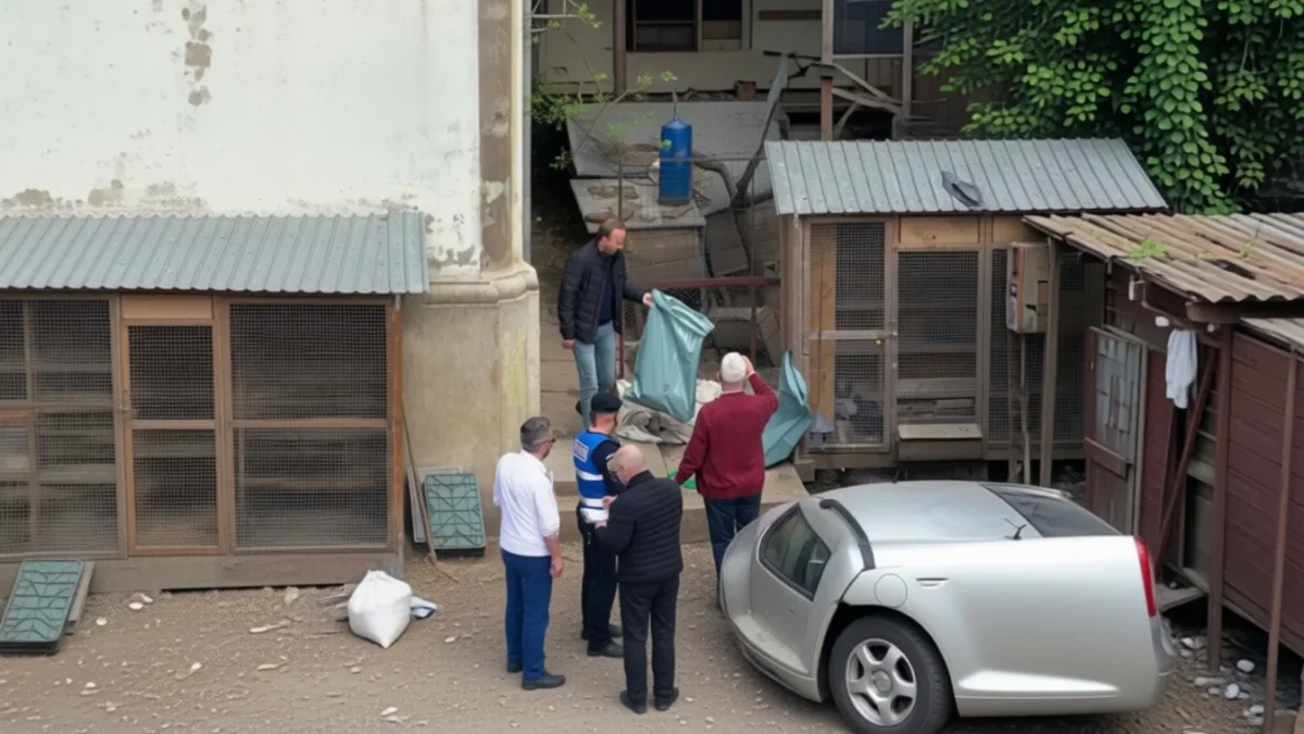 Descoperire macabră la Oradea zeci de animale moarte la evacuarea unui abate evacuare abate Oradea