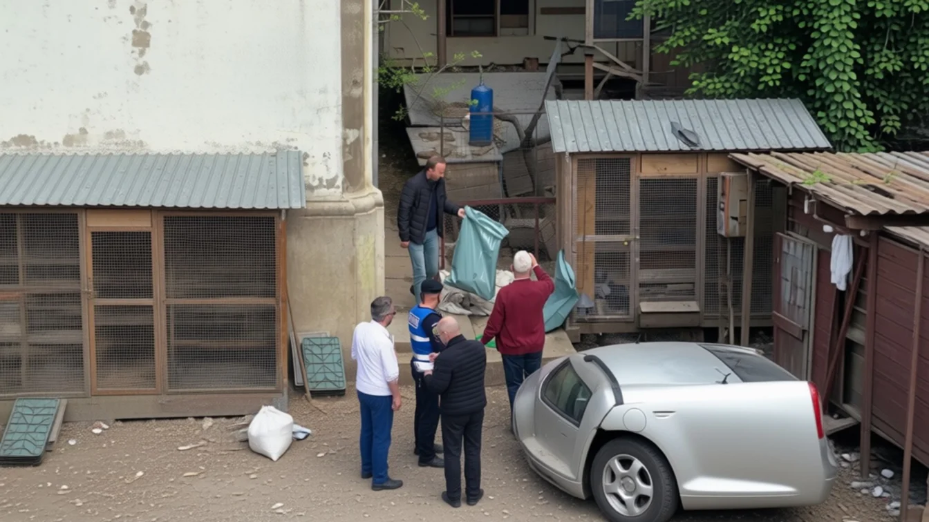 Descoperire macabră la Oradea zeci de animale moarte la evacuarea unui abate