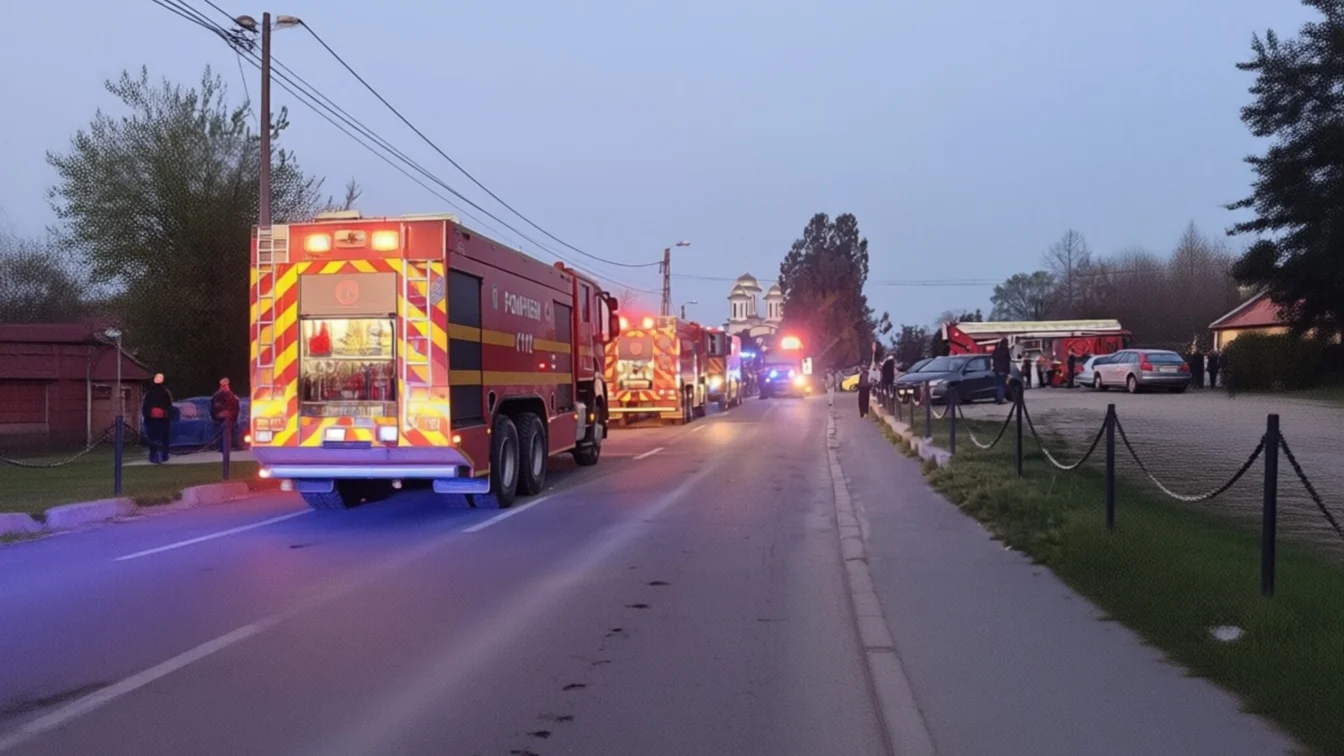 Plan Roșu activat la Constanța după un incendiu violent la un bloc social