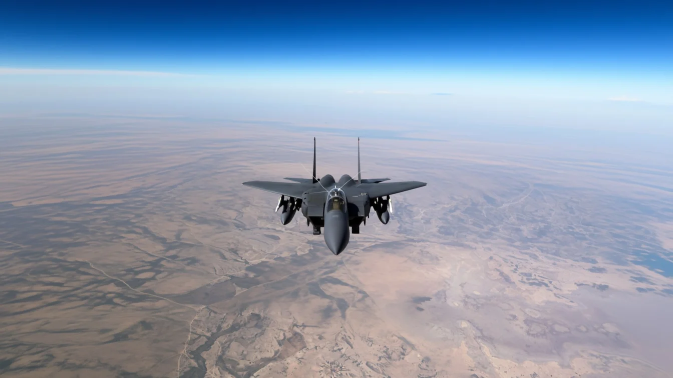 Un pilot american dispărut după ce Iranul a doborât un avion F-15, Trump tace