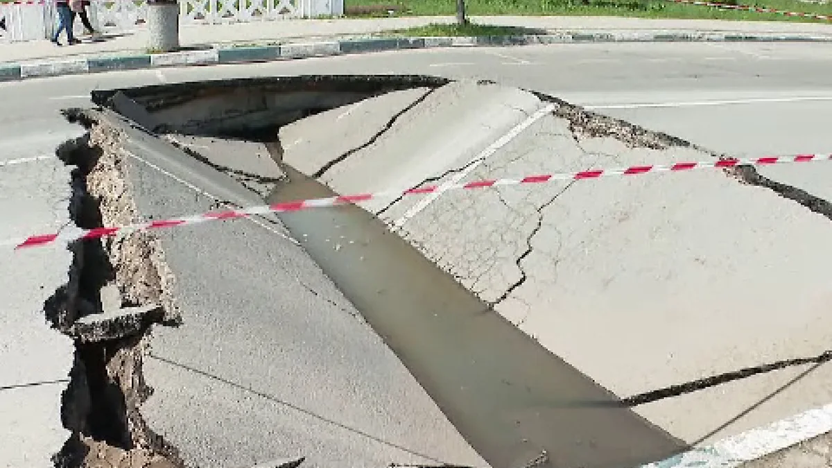 pod prăbușit Techirghiol