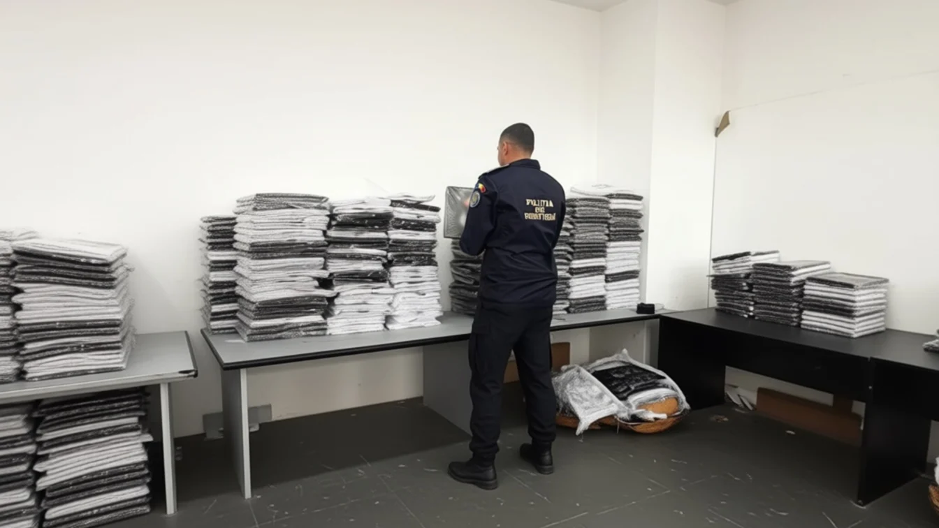 Poliția de Frontieră a confiscat la Giurgiu produse false de 1,25 milioane lei