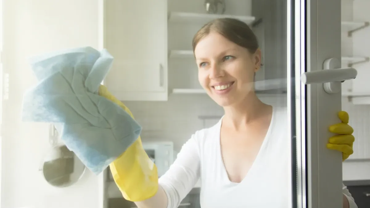 Geamuri perfecte fără urmă de dungă. Ingredientul secret se află chiar în coșul tău de gunoi