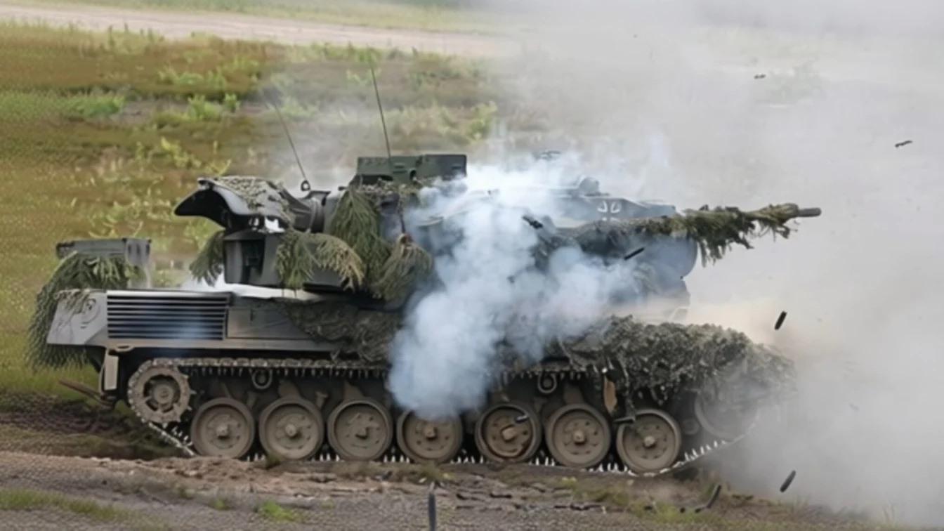 Cele 55 de tancuri Gepard au devenit spaima dronelor rusești în Ucraina