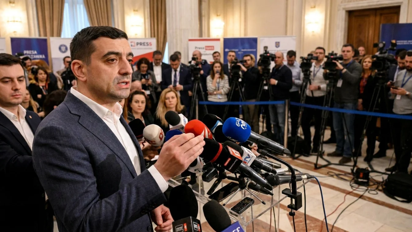 AUR propune un guvern cu 10 ministere si taierea ajutoarelor externe. Planul lui George Simion