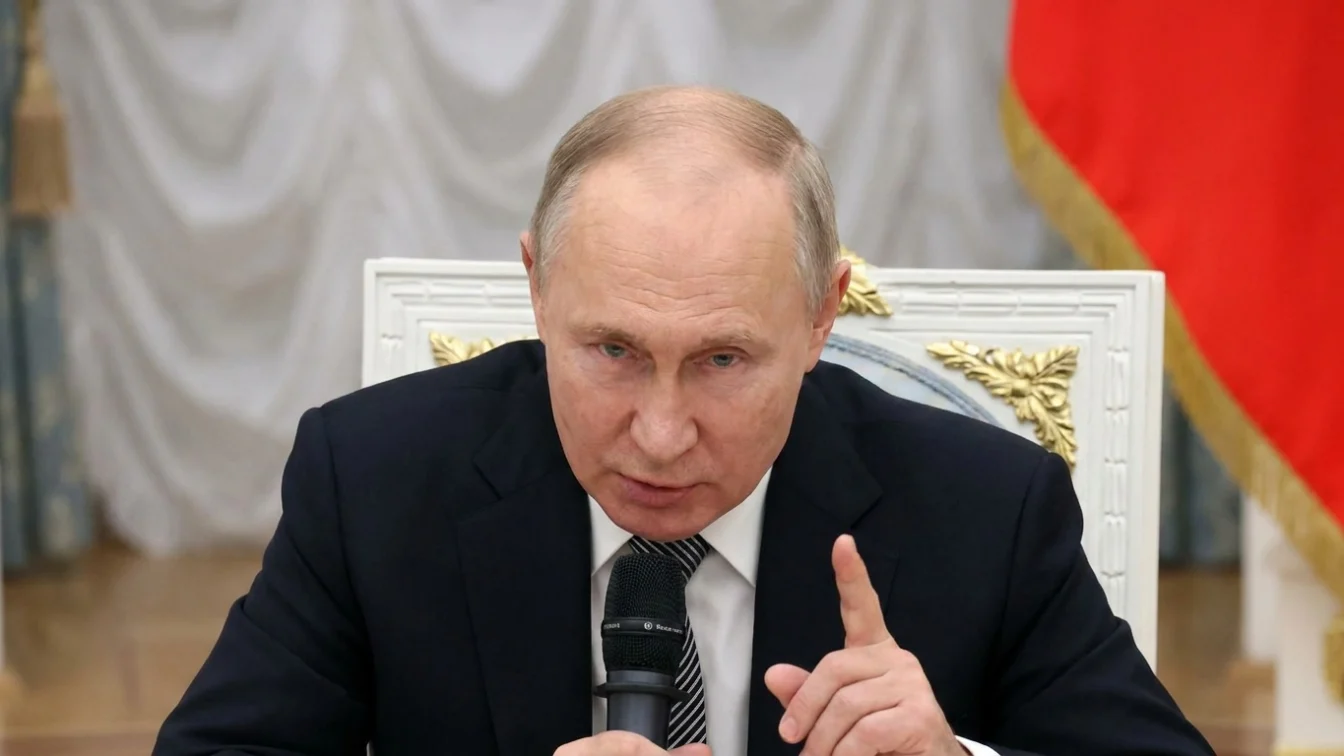 Putin și-a pierdut vocea în fața ofițerilor. Incidentul ridică semne de întrebare despre imaginea Kremlinului.