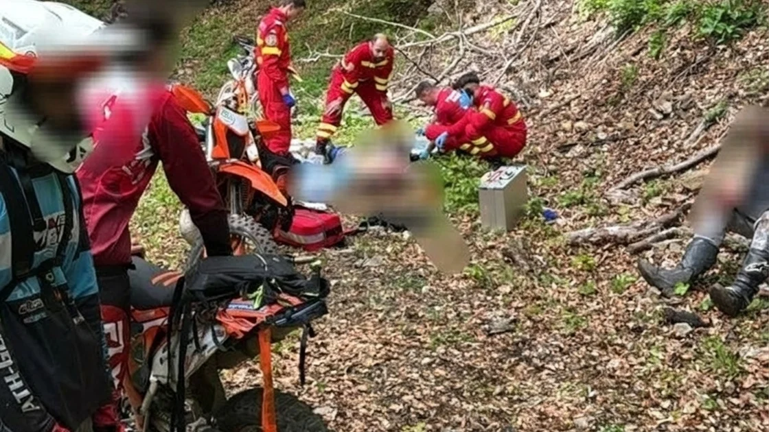 accident enduro Bistrița