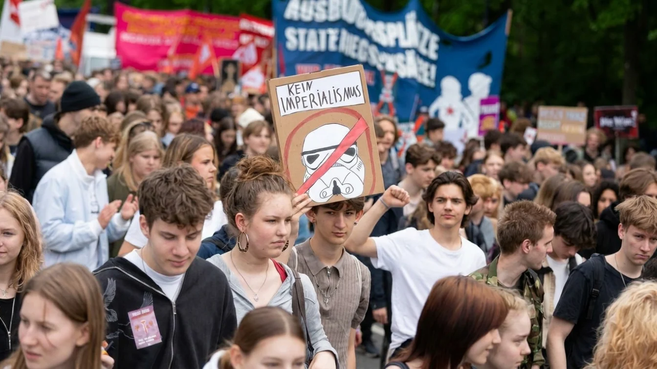 Peste 50000 de elevi germani boicoteaza scolile. Tinerii protesteaza contra armatei obligatorii