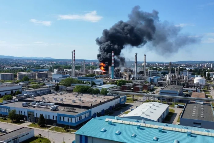 explozie MOL Ungaria