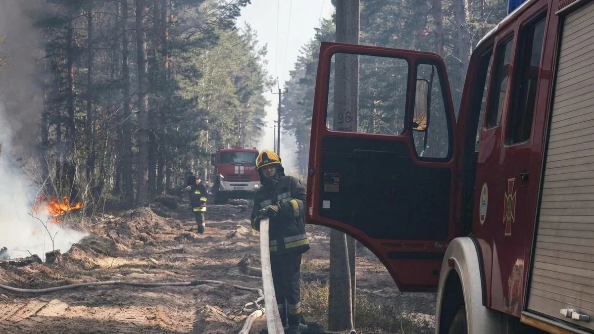 Incendiu pe 1100 de hectare la Cernobâl după prăbușirea unei drone. Ce arată măsurătorile oficiale