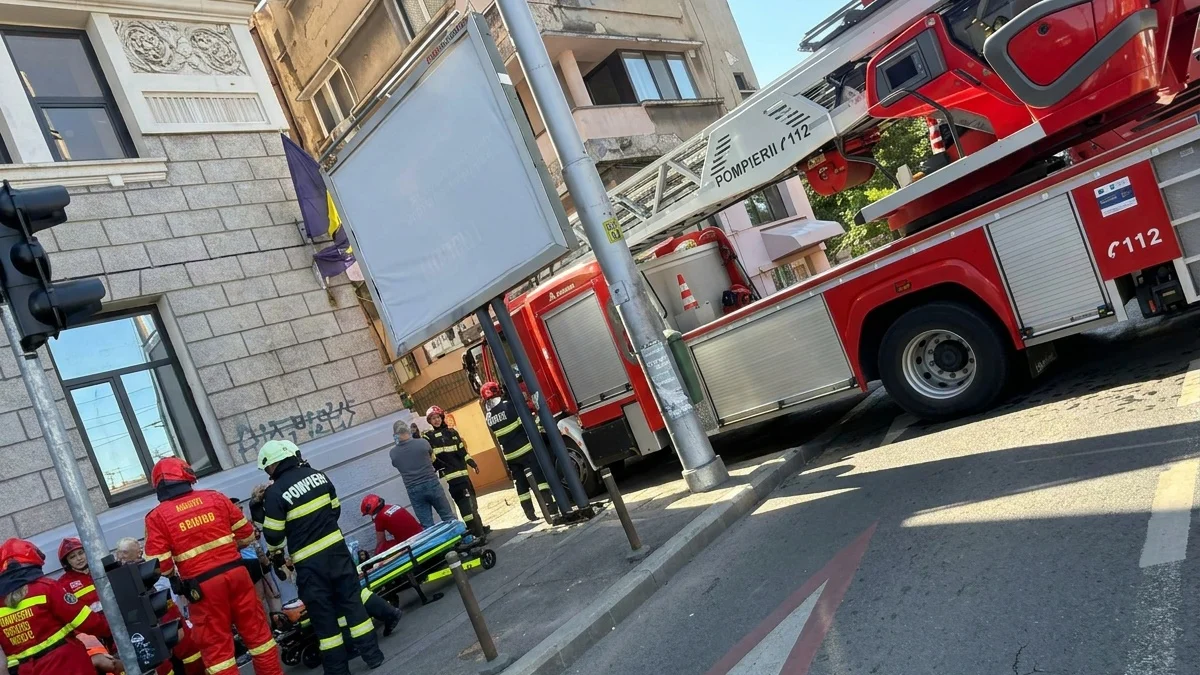 Panică uriașă la un restaurant din Capitală. 20 de clienți au fugit din calea flăcărilor