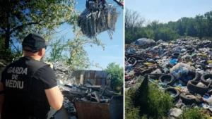 Poliția și Jandarmeria au descins la Sintești. Rețelele de ardere ilegală a deșeurilor, vizate. mafia deșeurilor Sintești