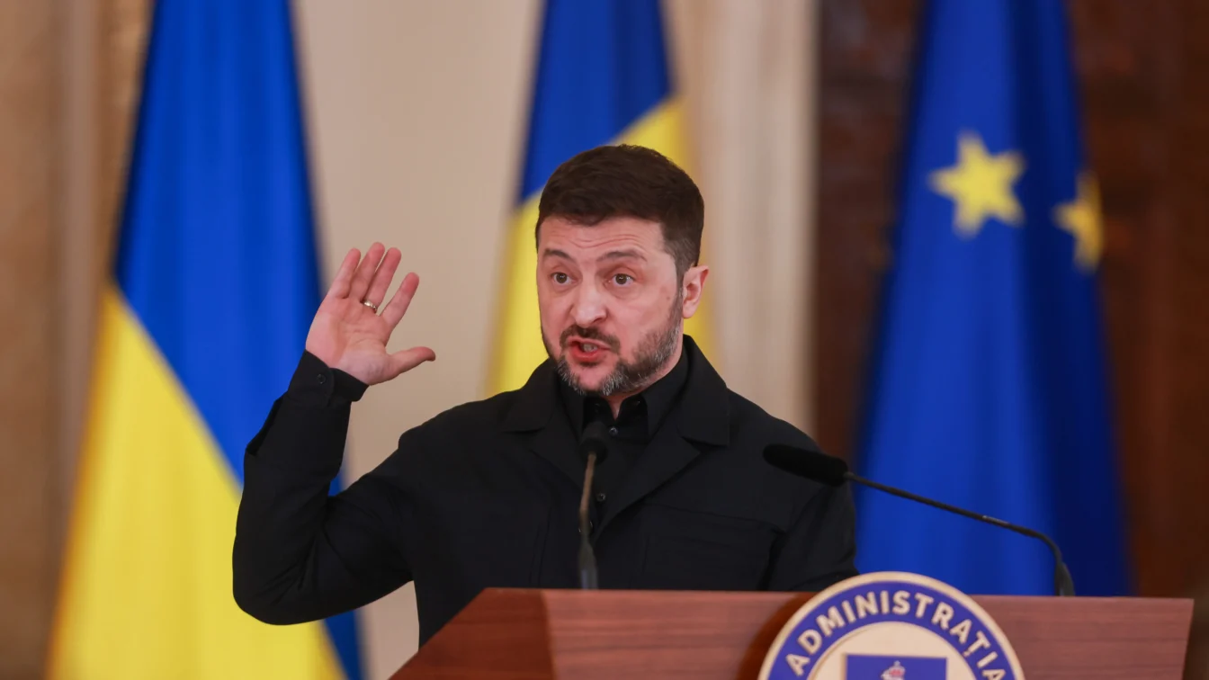 Zelenski recunoaște blocajul discuțiilor cu SUA pentru sisteme anti-balistice. Kievul caută sprijin european.