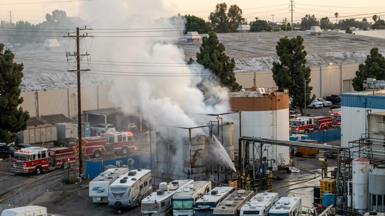 California evacuează 40.000 de oameni. Stare de urgență după riscul de explozie chimică.