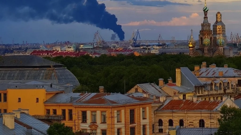 Ce se întâmplă la Sankt Petersburg. Ucraina atacă orașul lui Putin cu zeci de drone
