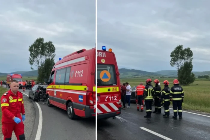 Alertă pe DN1 după un carambol cu patru mașini. Ce s-a întâmplat cu cei șase copii implicați accident DN1