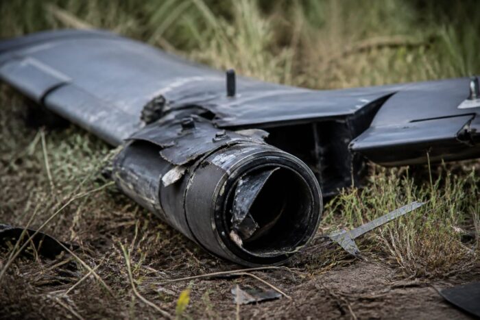 Fragmente de dronă cu explozibil, găsite la Rachelu în Tulcea.