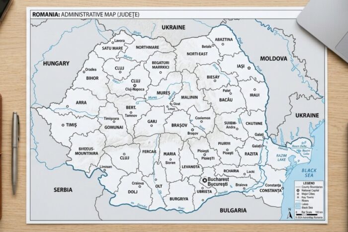 Organizarea teritorială Câte județe sunt în România și care sunt cele mai mari