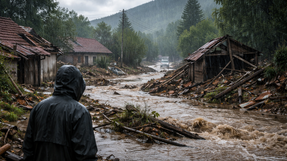 România, lovită de o răcire bruscă de 10 grade în 24 de ore. Ce pagube au lăsat furtunile și inundațiile România, lovită de o răcire bruscă de 10 grade în 24 de ore. Ce pagube au lăsat furtunile și inundațiile