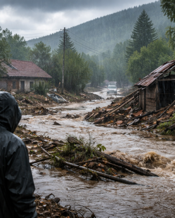 România, lovită de o răcire bruscă de 10 grade în 24 de ore. Ce pagube au lăsat furtunile și inundațiile România, lovită de o răcire bruscă de 10 grade în 24 de ore. Ce pagube au lăsat furtunile și inundațiile