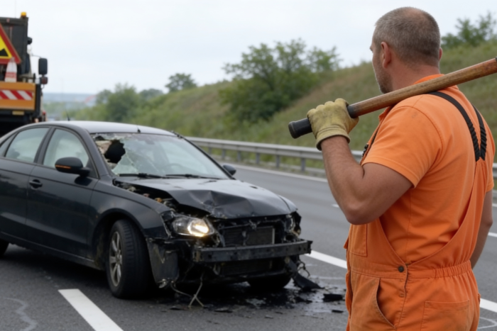 Fetița de 2 ani a scăpat ca prin minune într-un accident pe A2. Ce a făcut diferența în mașina izbită la Cernavodă