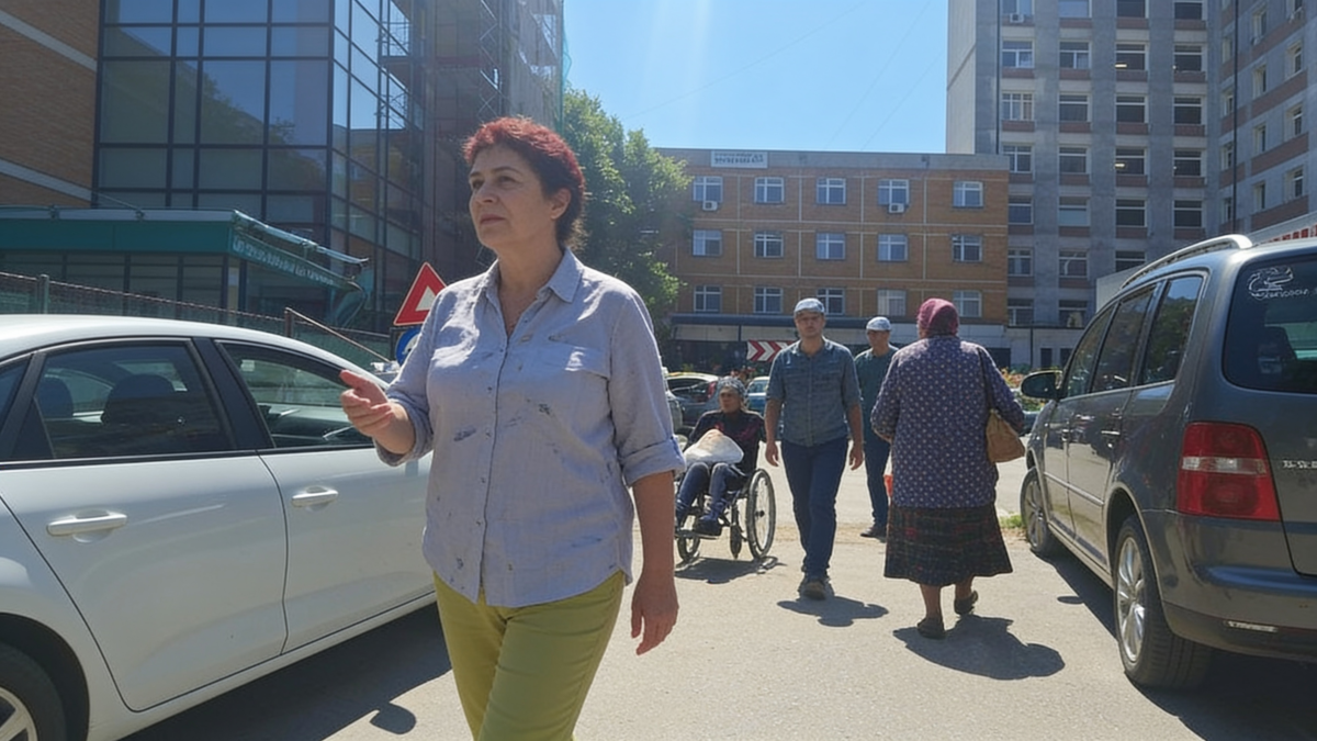 15-20 de locuri de parcare la 300-400 de pacienți pe zi la Mavromati. Blocajul ajunge până la ambulanțe