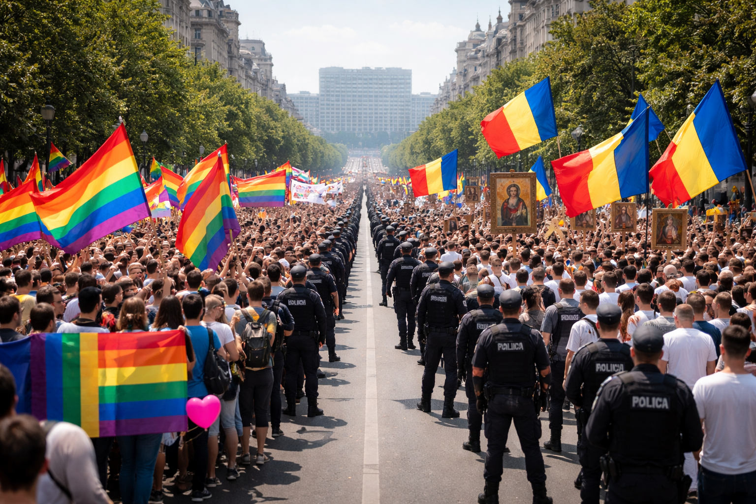 Bucureștiul are sâmbătă două marșuri cu mesaje opuse. Ce traseu este anunțat și ce detalii lipsesc