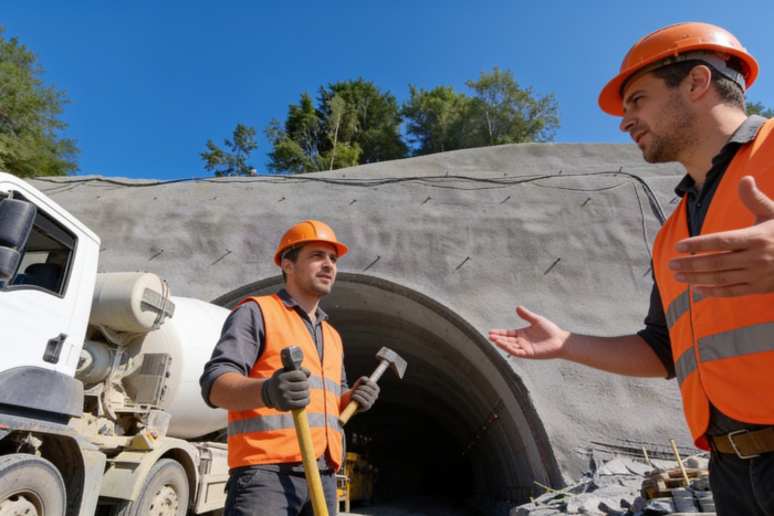 A1 Sibiu-Pitești avansează la trei tuneluri pe lotul Boița-Cornetu. Ce aviz de mediu poate întârzia lucrările