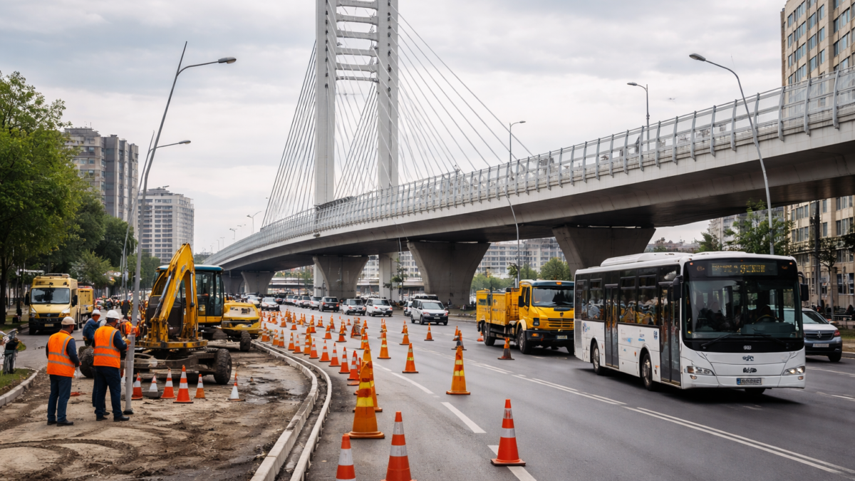 Pasajul Basarab intră în reparații din 20 iunie, după 14 ani. Cum se schimbă traficul și rutele STB Pasajul Basarab intră în reparații din 20 iunie, după 14 ani. Cum se schimbă traficul și rutele STB