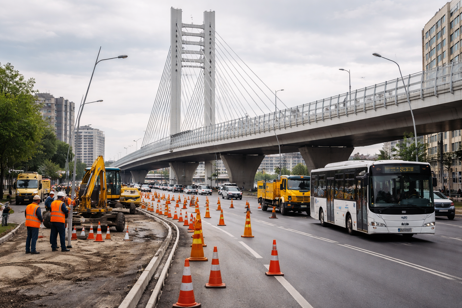Pasajul Basarab intră în reparații din 20 iunie, după 14 ani. Cum se schimbă traficul și rutele STB
