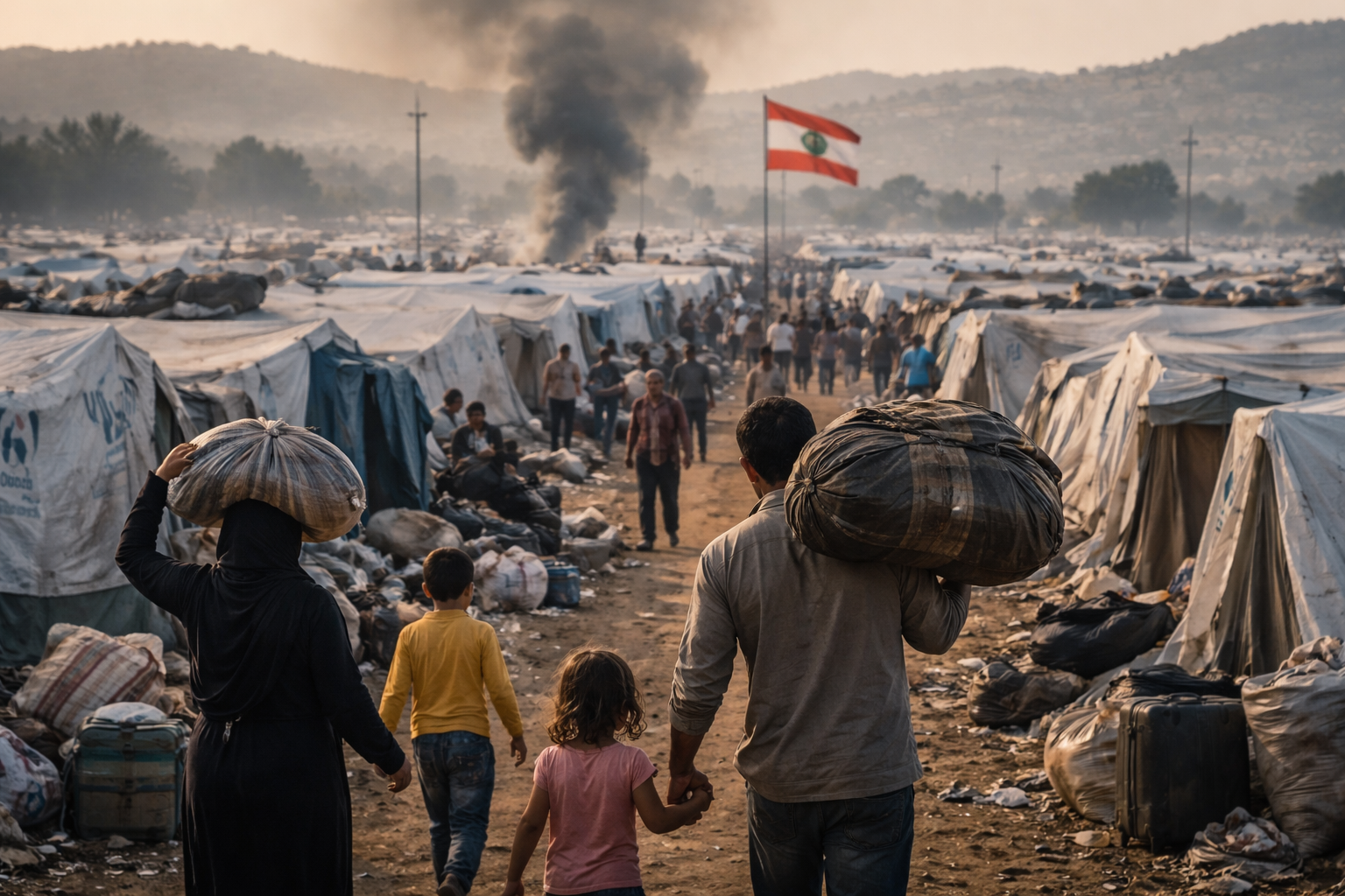 117,8 milioane de persoane strămutate forțat la nivel mondial. Noul raport UNHCR include și victime din Liban