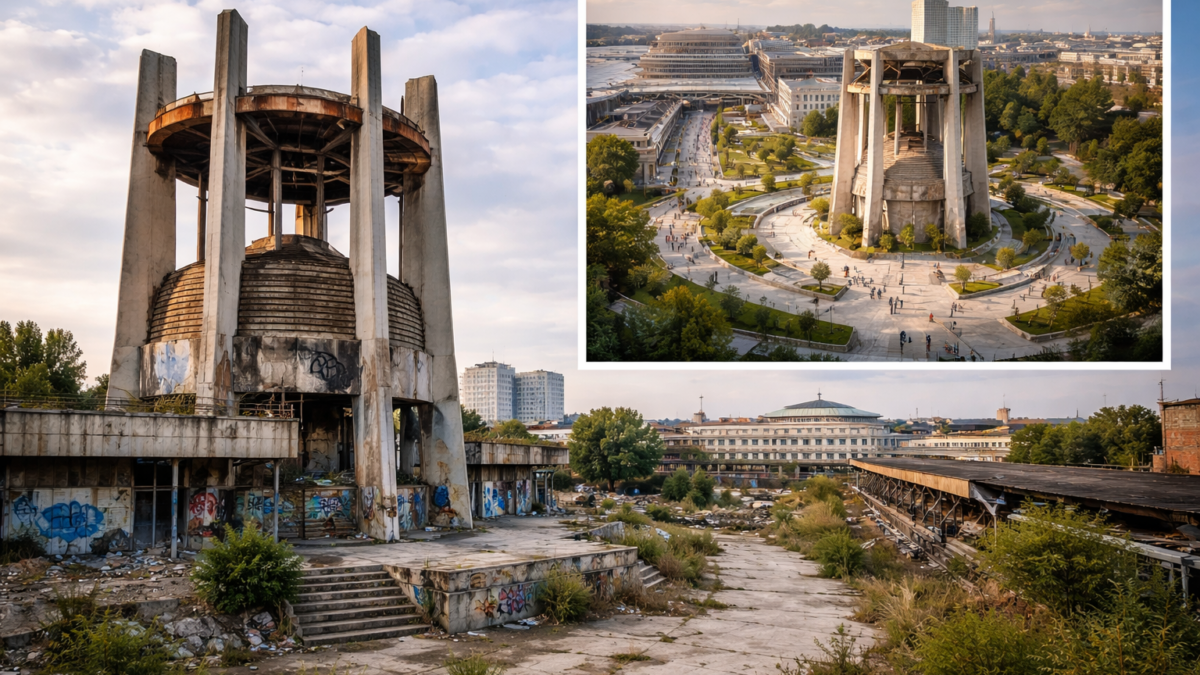 Monumentul abandonat de pe Calea Griviței care poate schimba zona Gării de Nord. Cum arată proiectul de restaurare