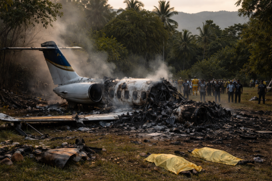 Un avion privat trimis pentru Yadier Molina s-a prăbușit în Republica Dominicană, doi piloți au murit Un avion privat trimis pentru Yadier Molina s-a prăbușit în Republica Dominicană, doi piloți au murit