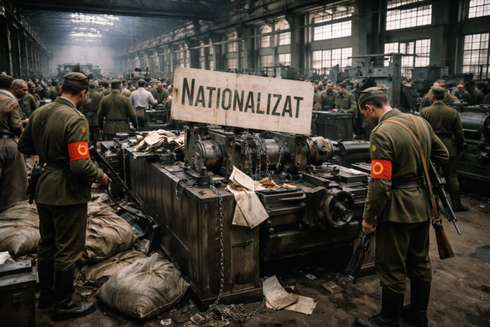 Naționalizarea din 1948 a schimbat economia României. Zeci de mii de proprietari au pierdut tot Naționalizarea din 1948 a confiscat 8.894 de întreprinderi și a blocat economia României