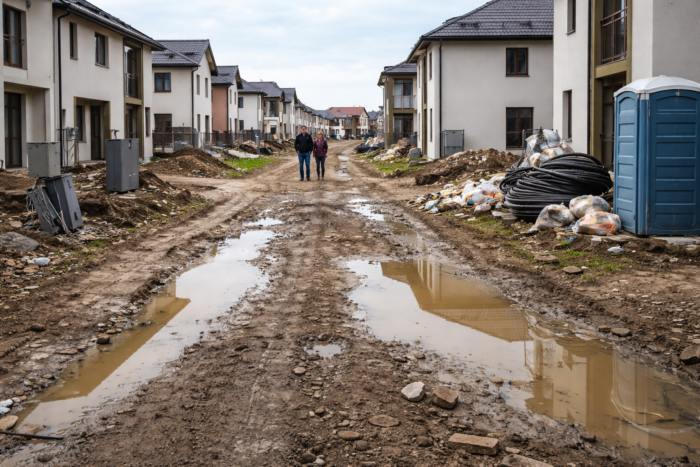 Au cumpărat locuințe noi, dar trăiesc fără drumuri și utilități. De ce persistă problema după legea din 2020 Au cumpărat locuințe noi, dar trăiesc fără drumuri și utilități. De ce persistă problema după legea din 2020