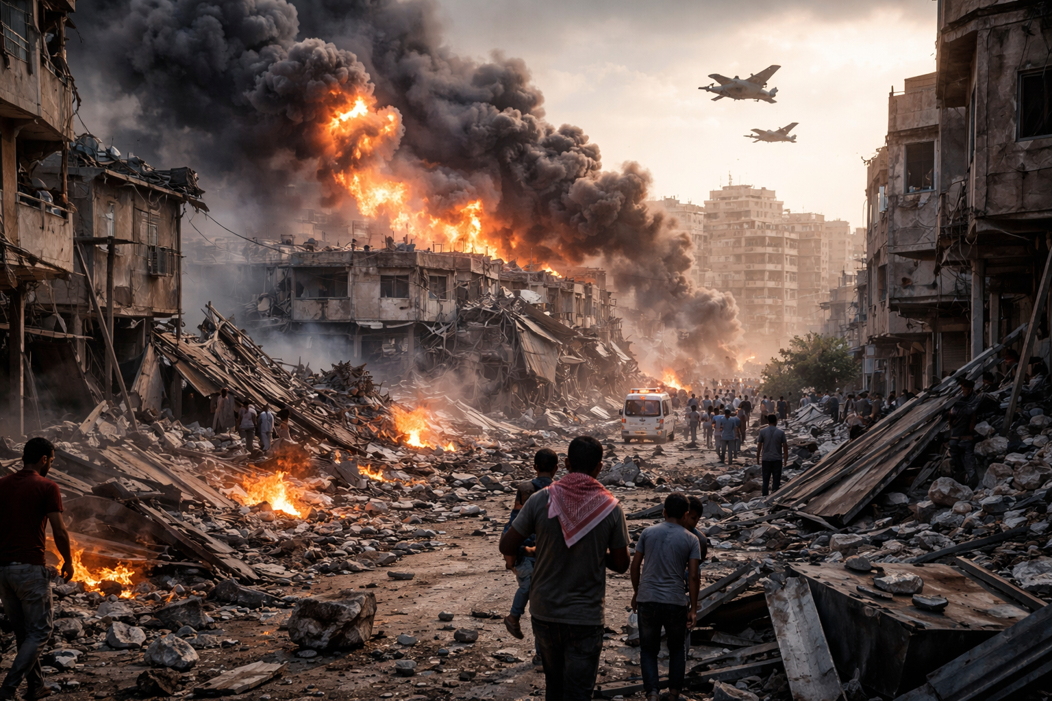 Loviturile Israelului în toată Fâșia Gaza ridică riscul de escaladare. Ce este în joc pentru civili