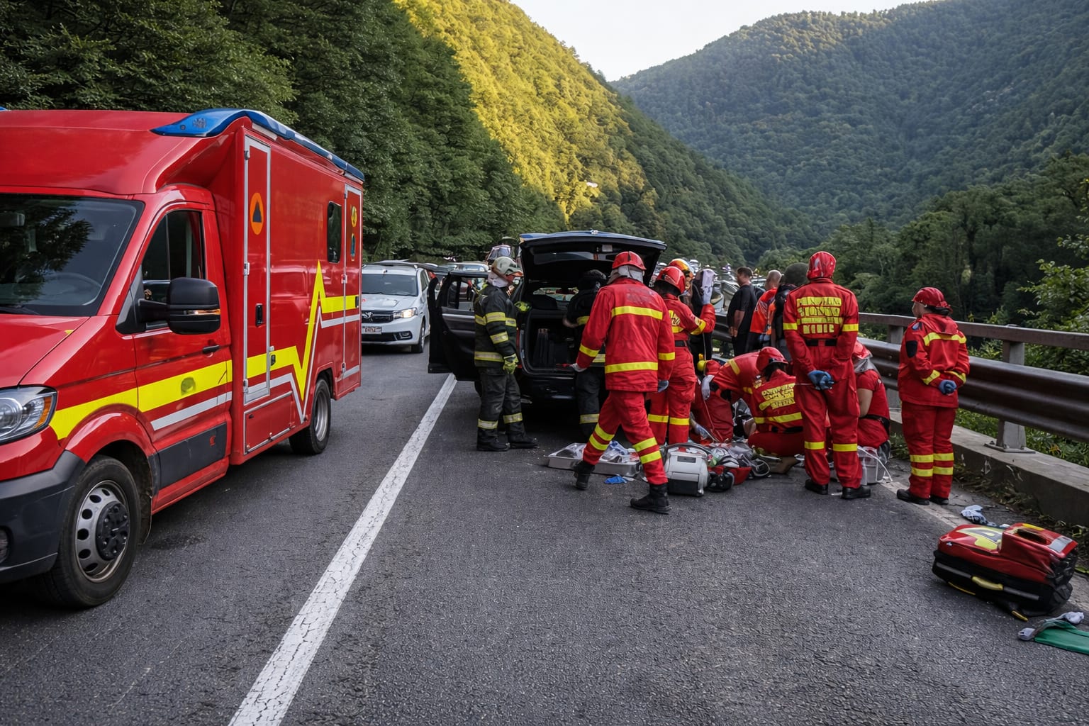 Un bolovan de 40 de centimetri a ucis un pasager pe DN7. Cine e responsabil pentru siguranța pe Valea Oltului?