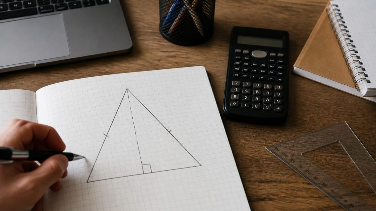 Cum se calculează aria unui triunghi isoscel formula și exemple practice