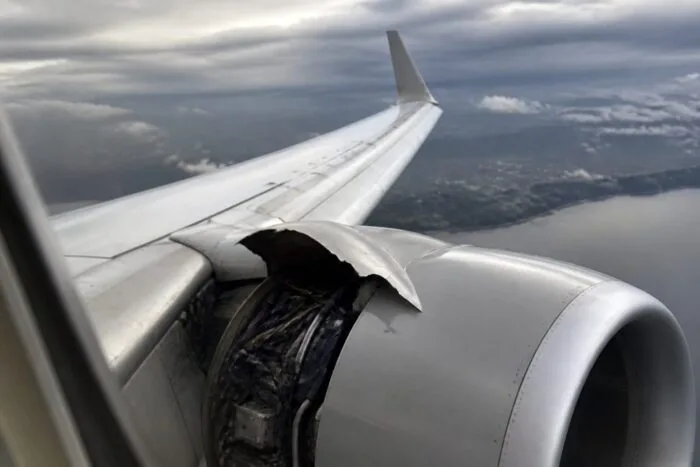 defecțiune motor Ryanair, Zbor Ryanair, incident grav la Salonic. Un bărbat de 61 de ani a fost aspirat parțial spre