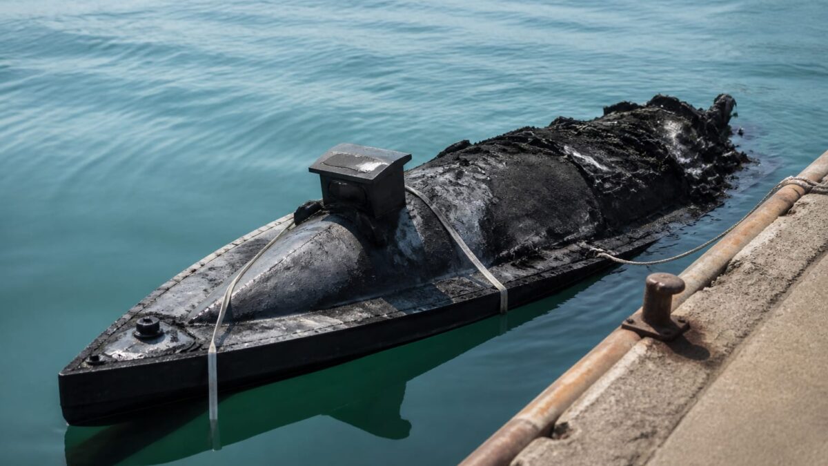 O dronă navală ucraineană a explodat în Portul Constanța