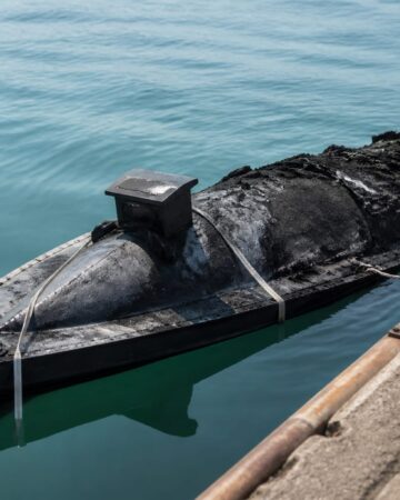O dronă navală ucraineană a explodat în Portul Constanța