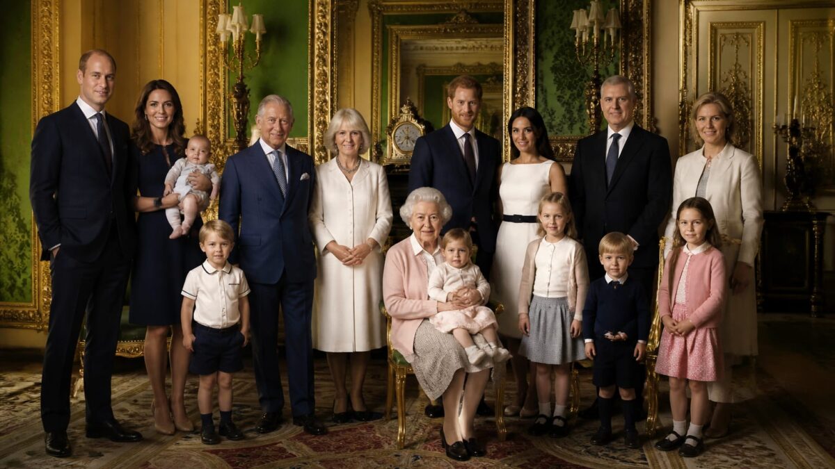 Elisabeta a II-a copii nepoți și linia de succesiune la tronul britanic